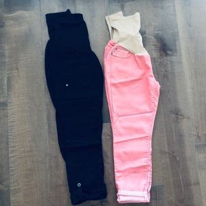 2x Maternity Pants - medium